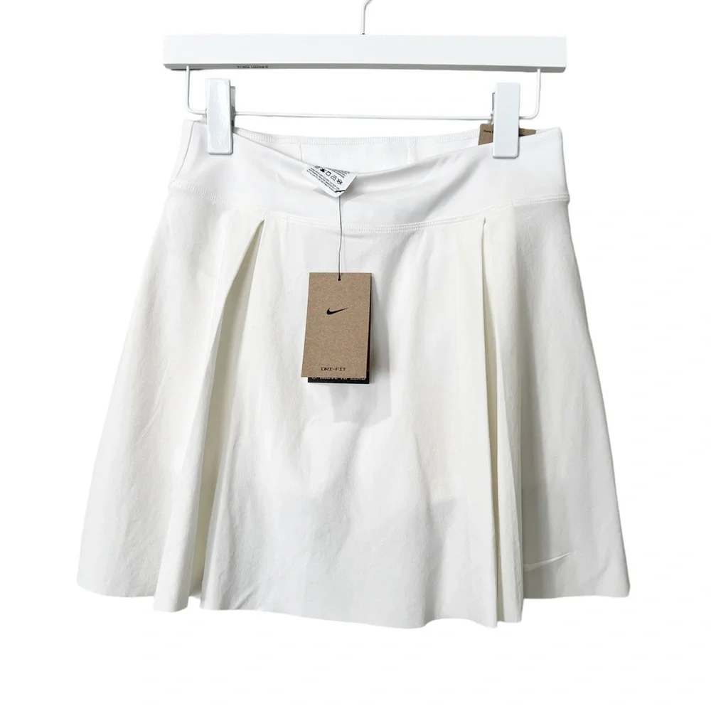 New NIKE Women’s Dri-FIT 17" Long Golf/ Tennis Skort White Style DD0350-100 - Picture 5 of 11